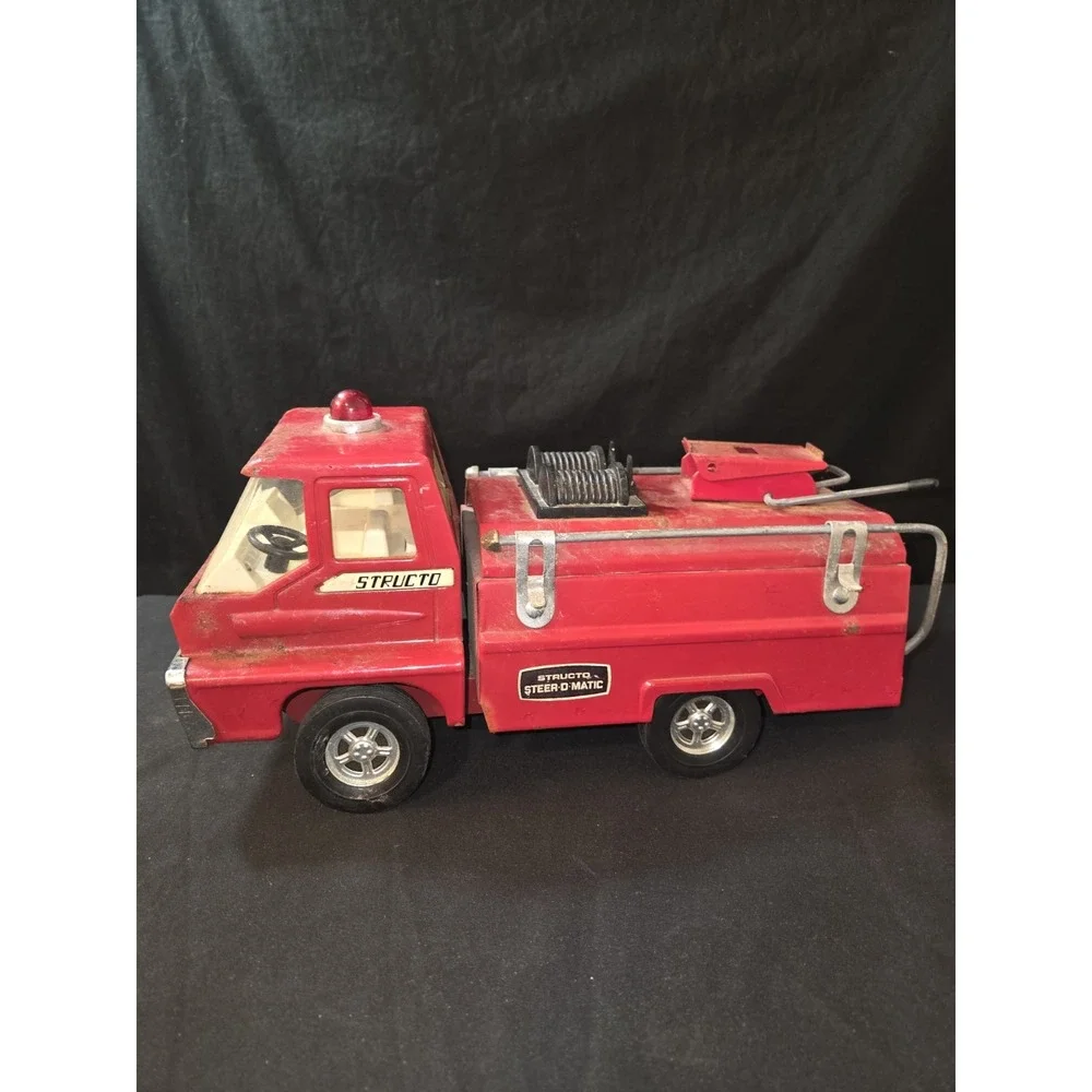 Vintage 1960's 1970's Tonka Transport & Structo‎ Toy vehicle lot 5 Pieces WOW!
